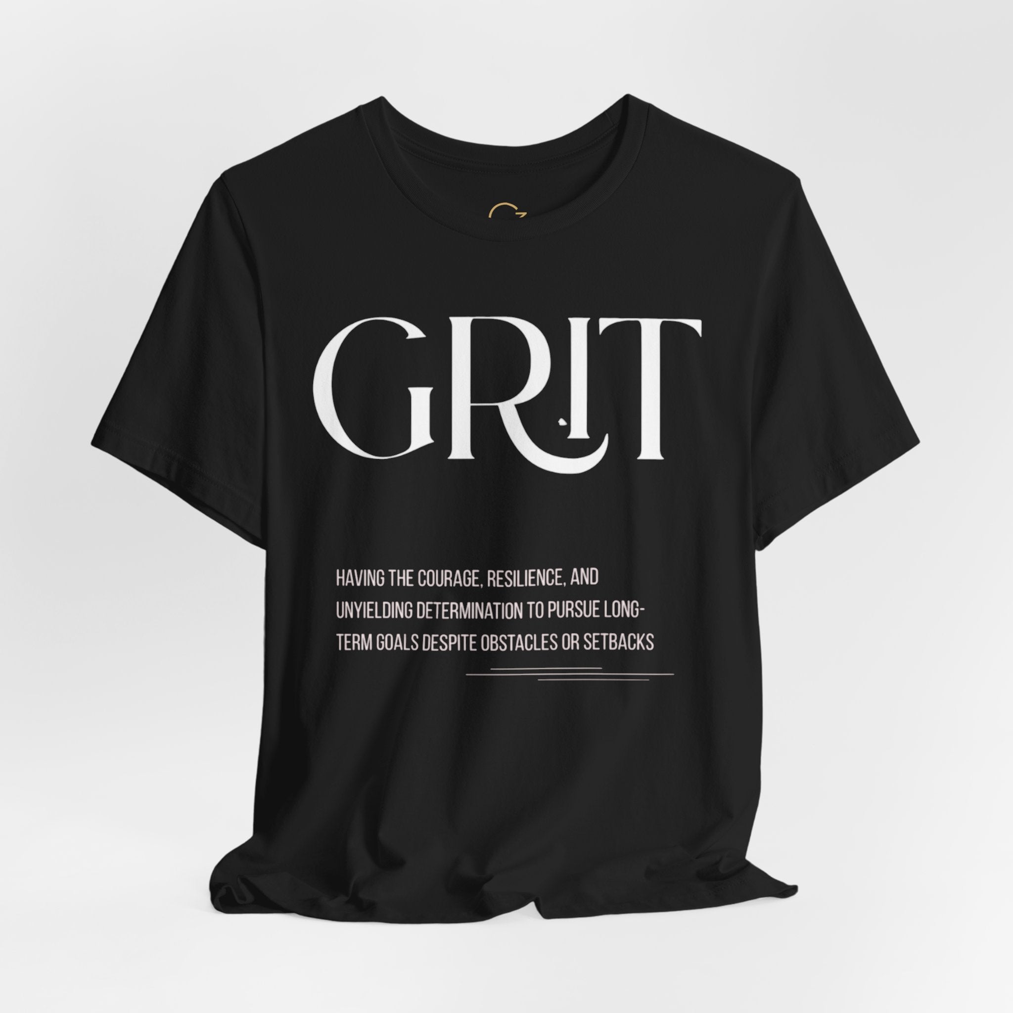 Grit Definition Tee - Inspirational Motivational Graphic T-Shirt