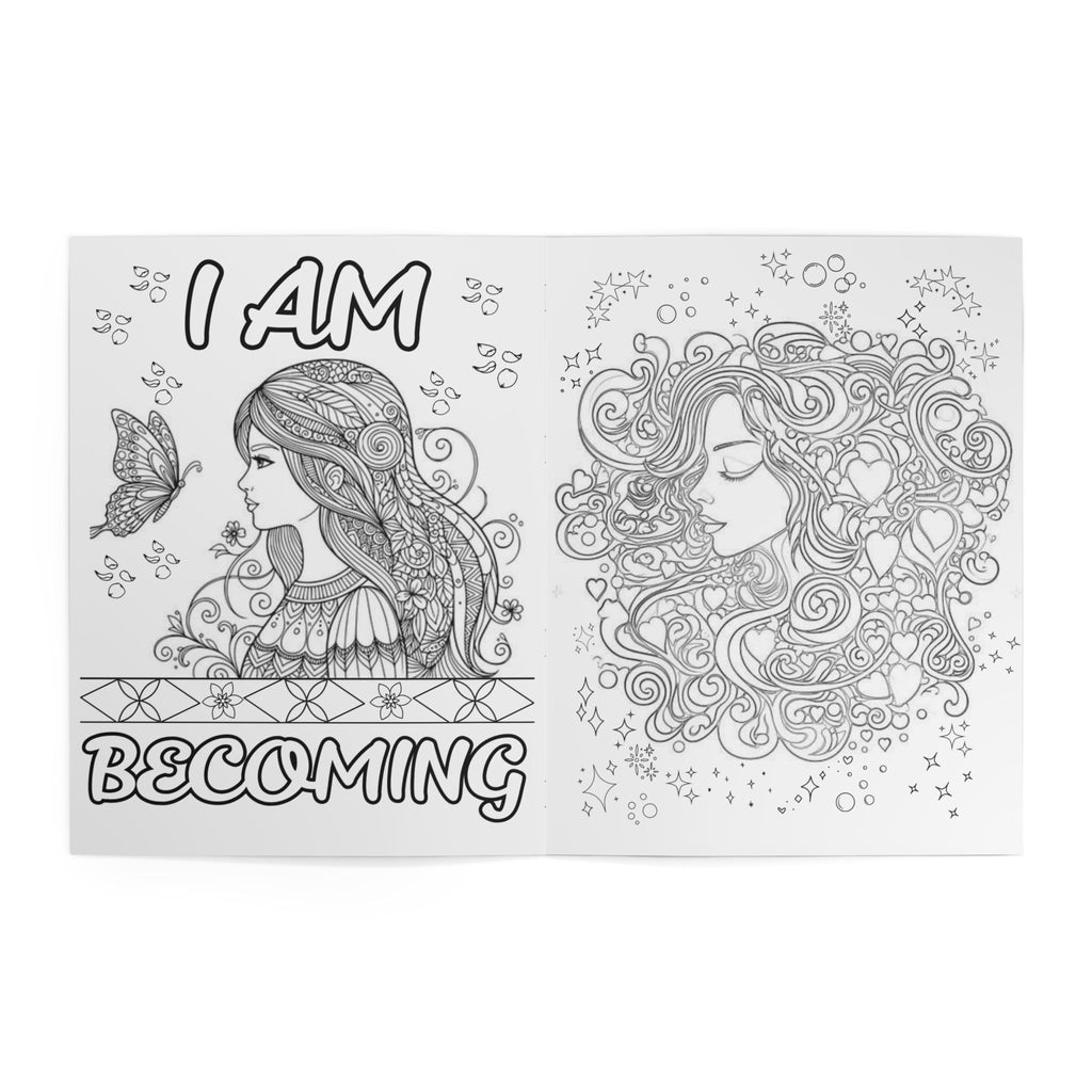 G3 Inspirational Mindfulness Coloring Book — Adult Stress Relief & Affirmations