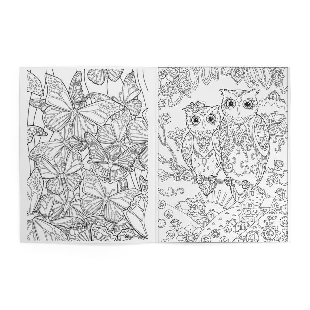G3 Inspirational Mindfulness Coloring Book — Adult Stress Relief & Affirmations