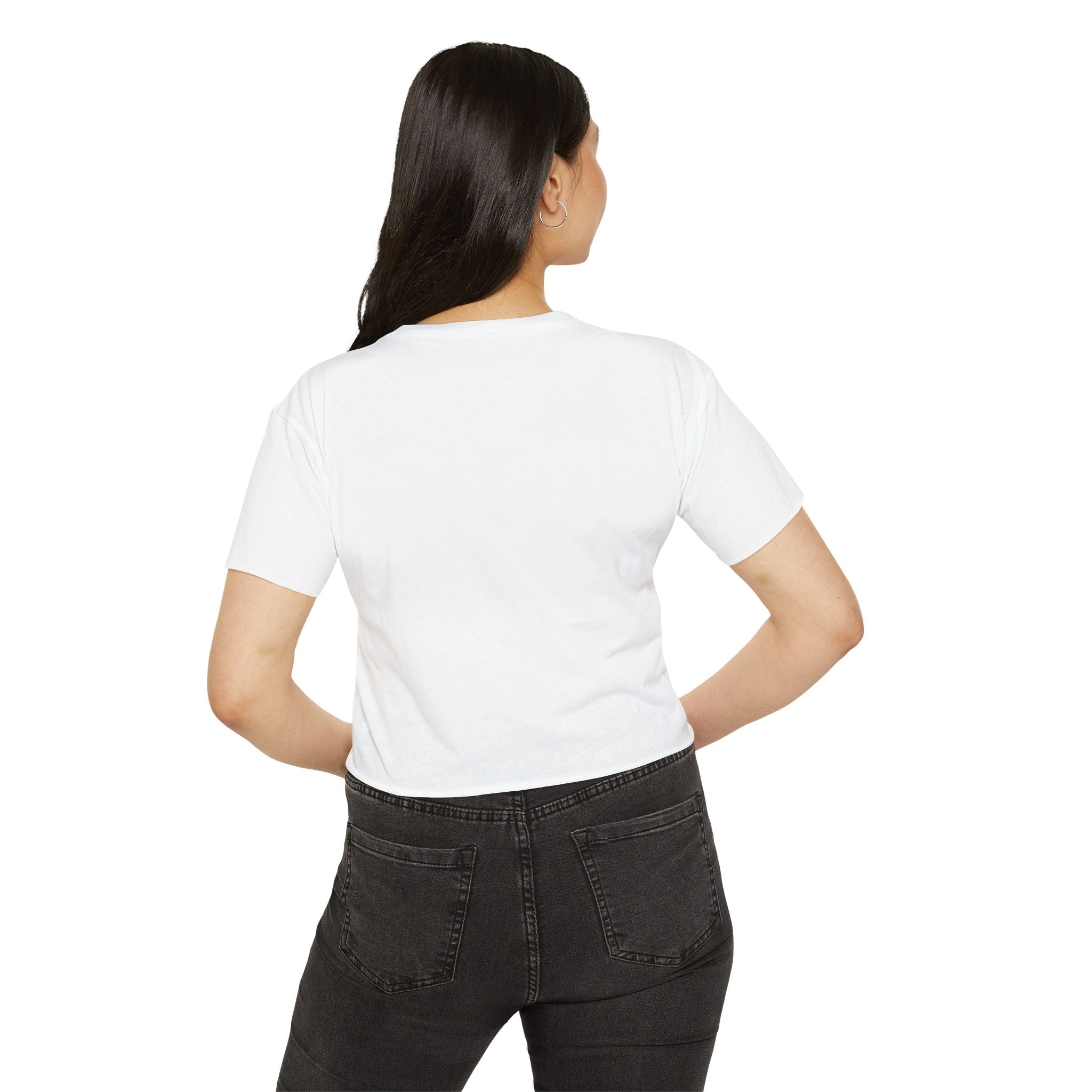 FLY Crop Top — "First Love Yourself" Women's Festival Tee