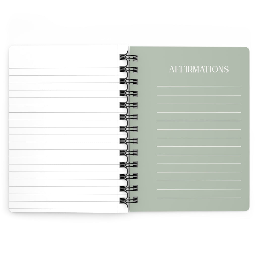 Grit Grace Growth Spiral Notebook – Inspirational Journal for Goals & Growth