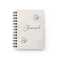 Butterfly Script Journal — Spiral-Bound Notebook with Elegant Handwritten Cover