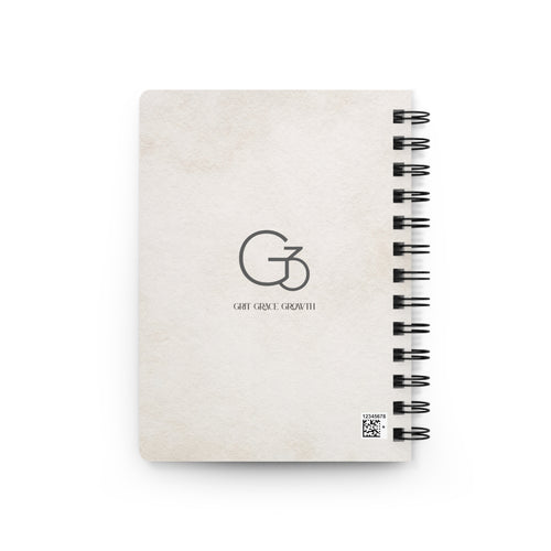 Butterfly Script Journal — Spiral-Bound Notebook with Elegant Handwritten Cover