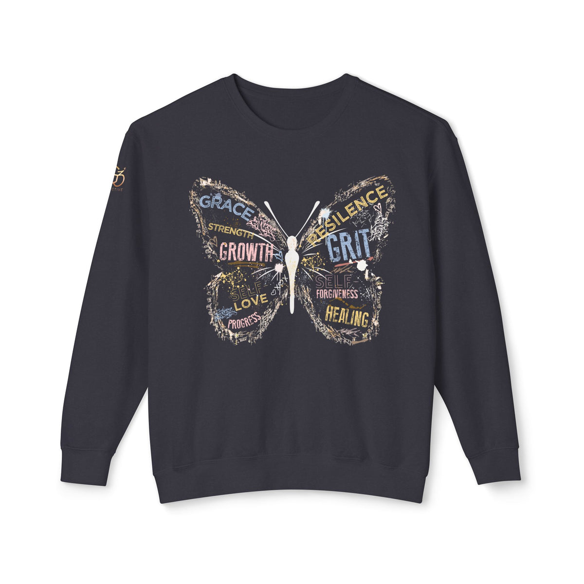 Graffiti Butterfly Crewneck Sweatshirt