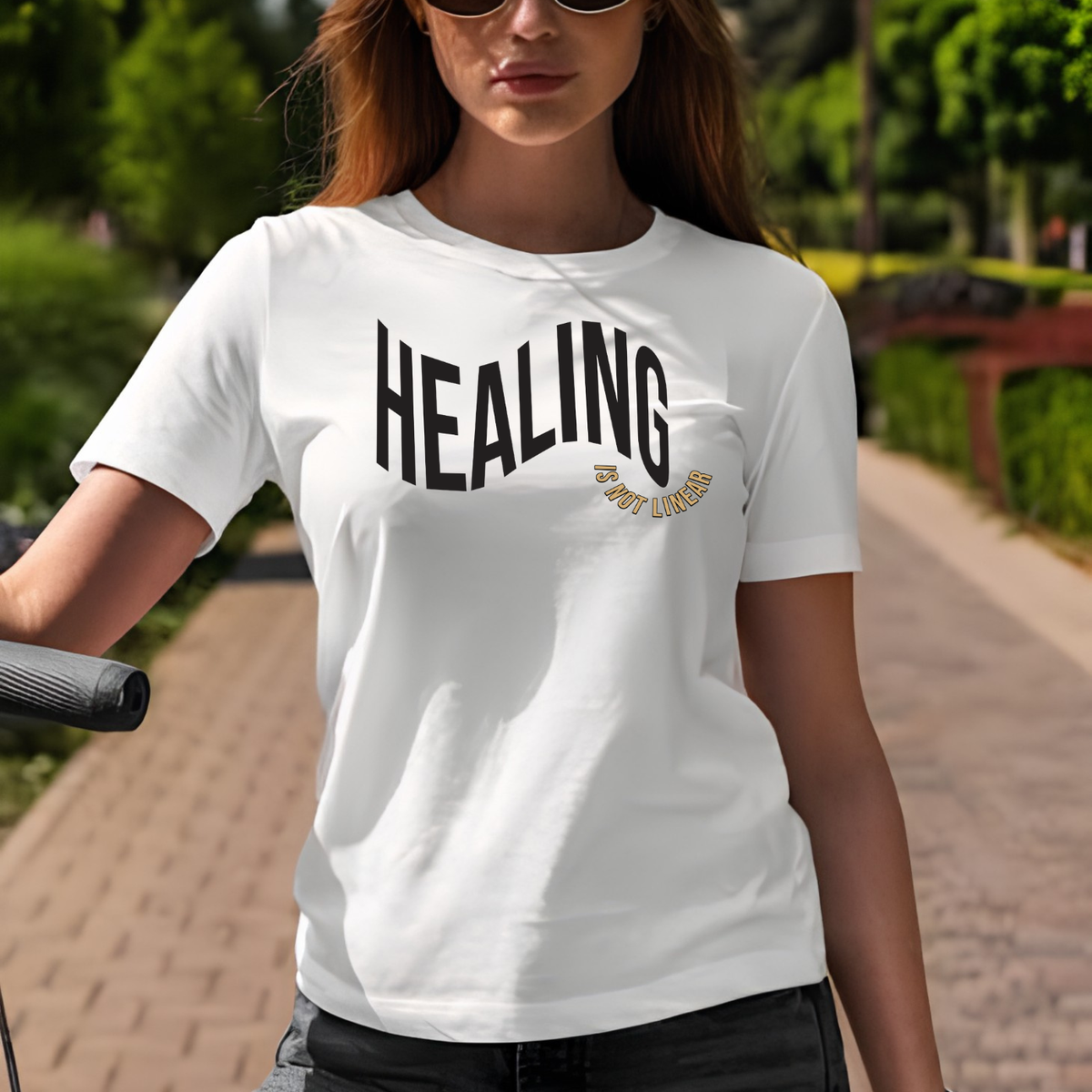 "Healing is not Linear" Graphic T