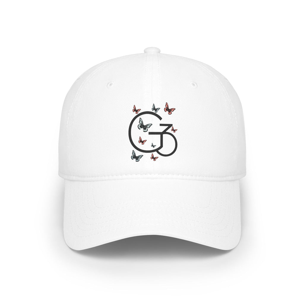 Grit • Grace • Growth Embroidered Low Profile Baseball Cap - Inspirational Women's Motivational Hat