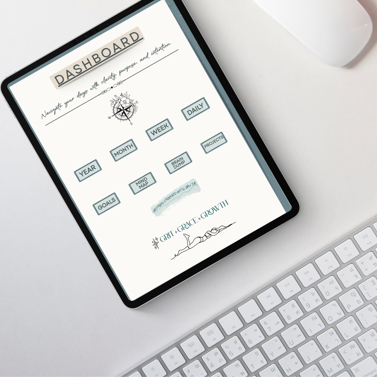 Journey Compass Digital Planner | 2026–2027
