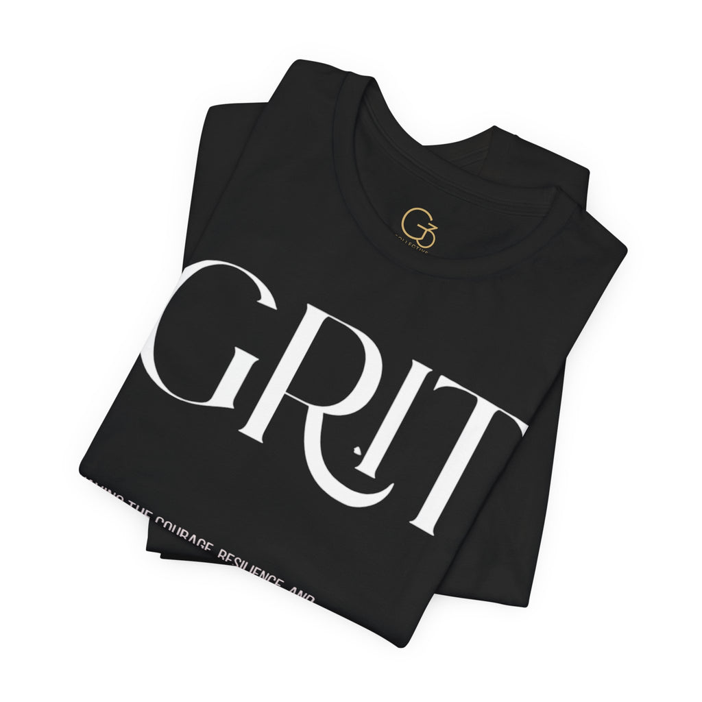 Grit Definition Tee - Inspirational Motivational Graphic T-Shirt