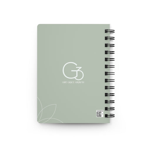 Choose Courage. Choose Compassion. Choose Progress. Spiral Notebook | Grit Grace Growth Journal