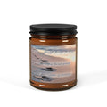 Coastal Calm Soy Candle — Amber Jar Aromatherapy