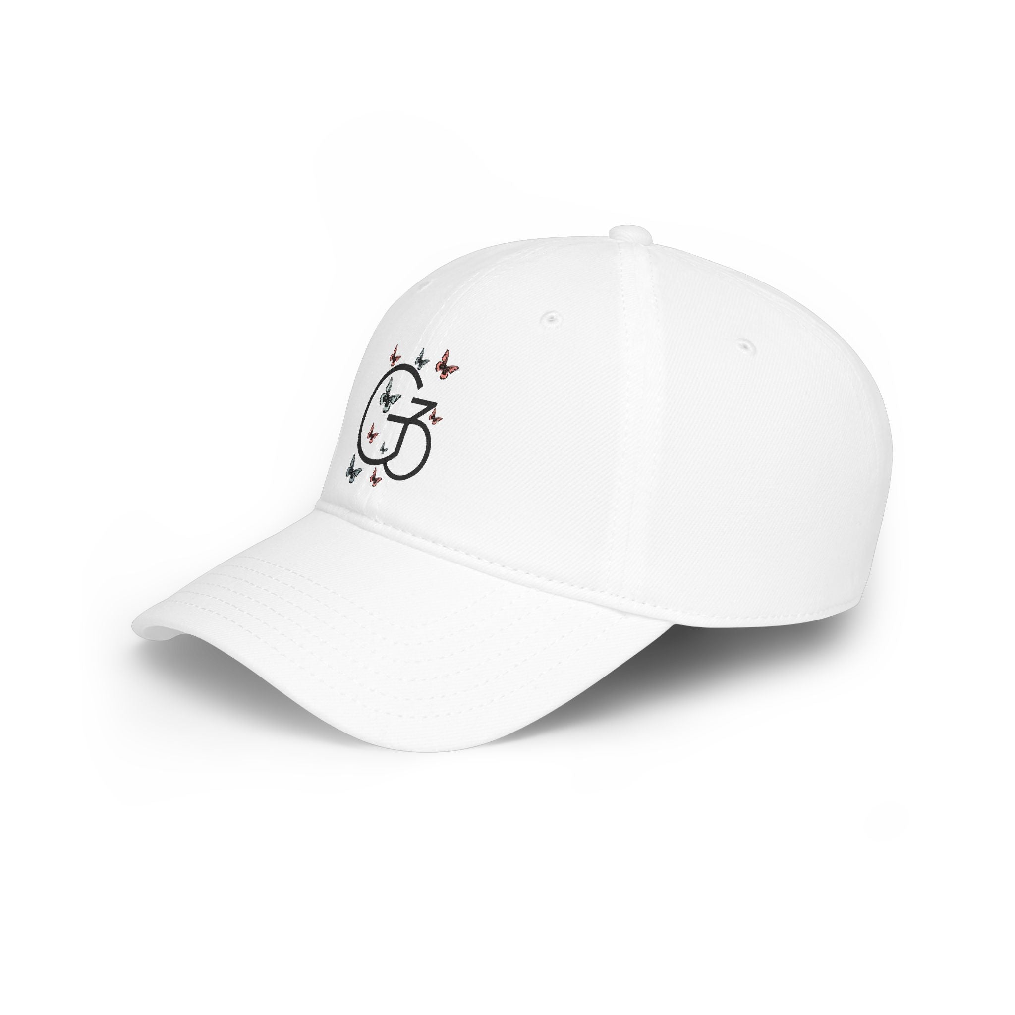 Grit • Grace • Growth Embroidered Low Profile Baseball Cap - Inspirational Women's Motivational Hat