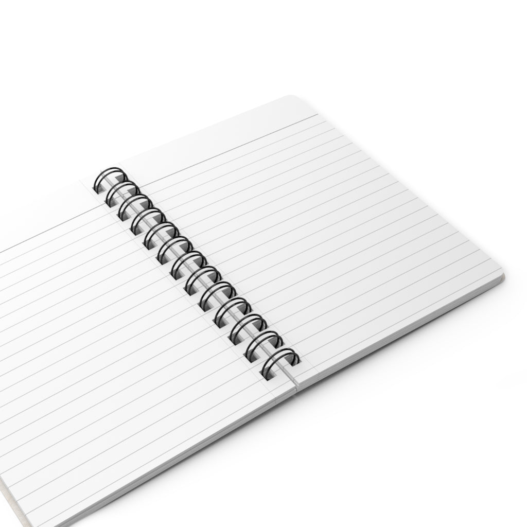 Butterfly Script Journal — Spiral-Bound Notebook with Elegant Handwritten Cover