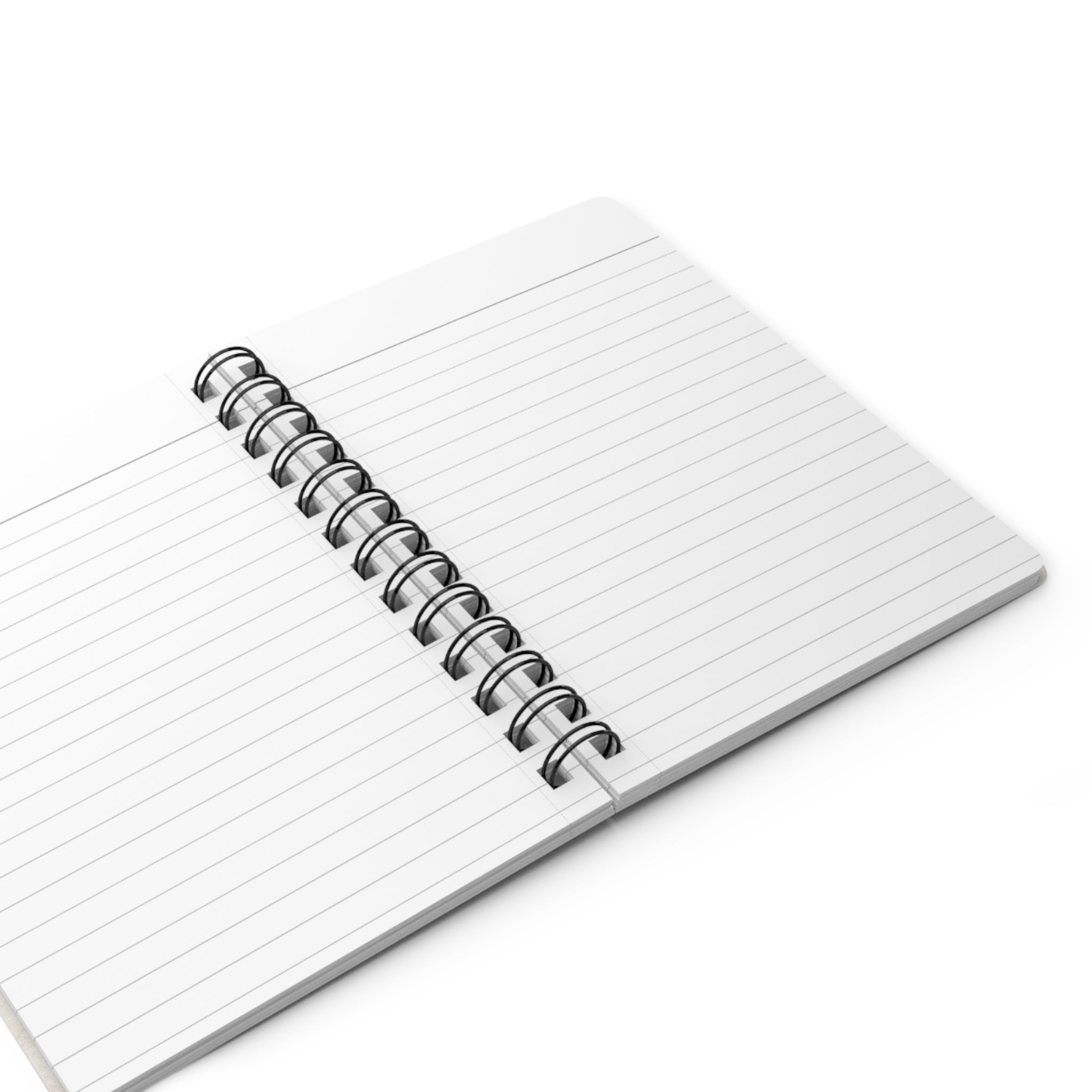 Butterfly Script Journal — Spiral-Bound Notebook with Elegant Handwritten Cover